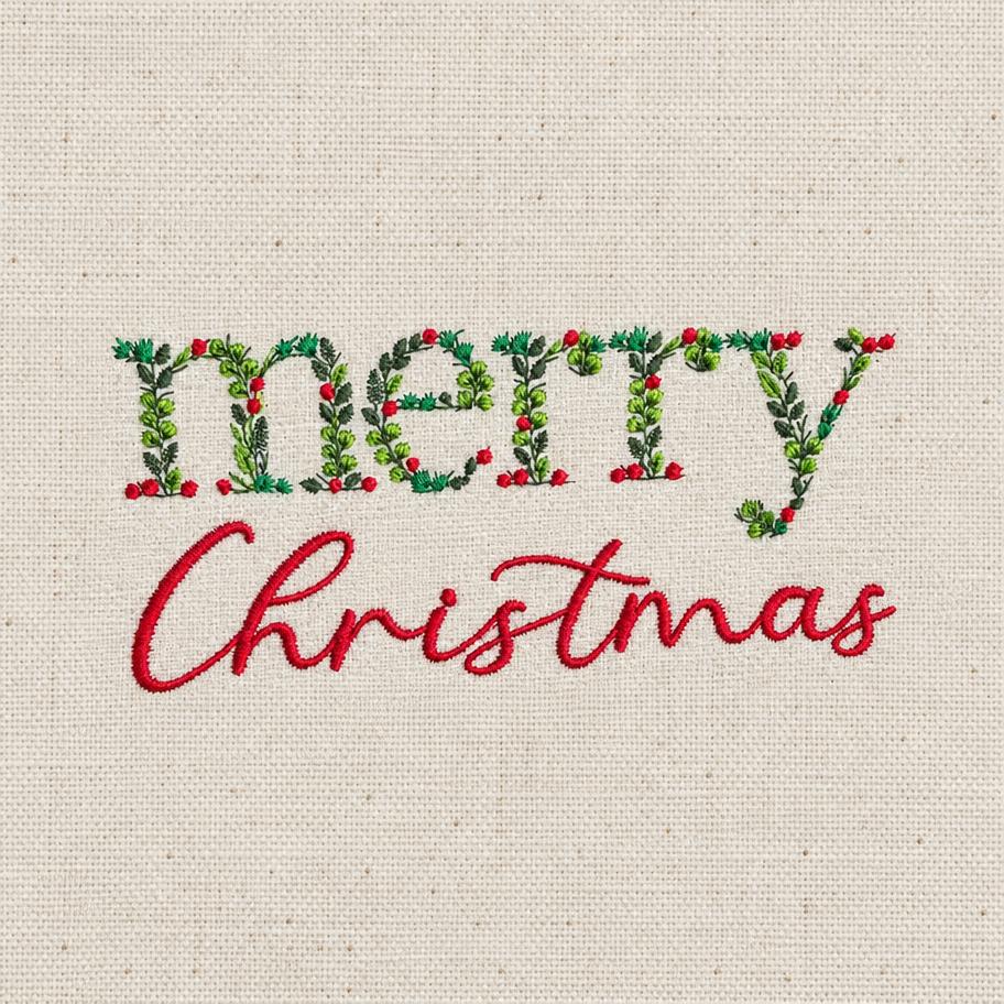 Merry Christmas garland