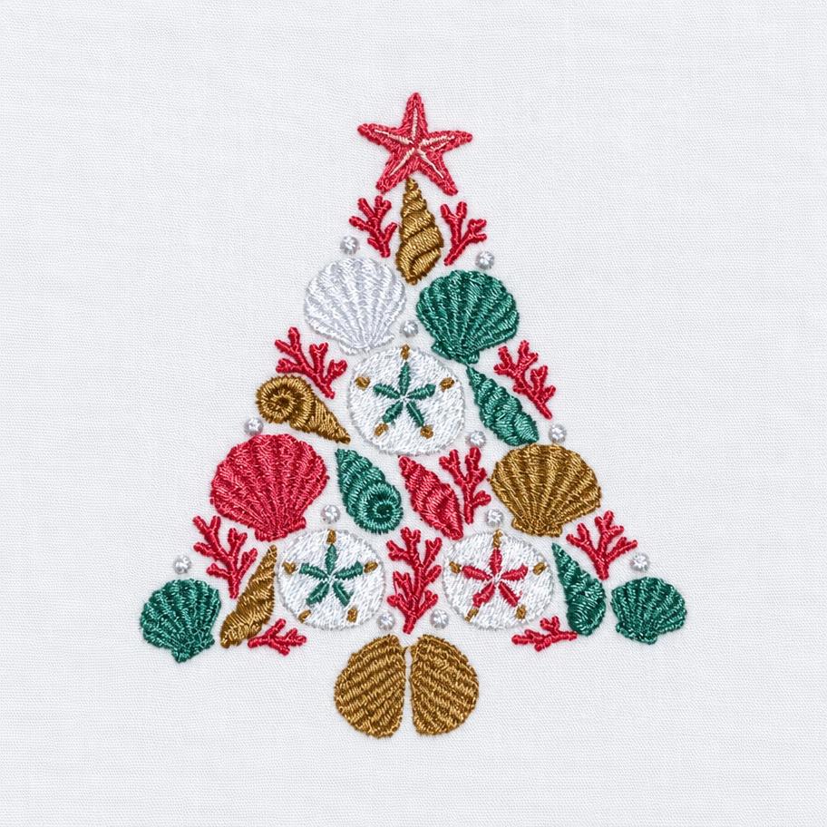 Seashell Christmas tree